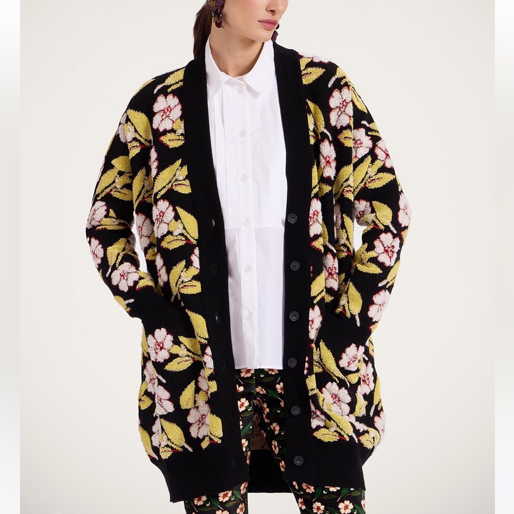La Double J Jacquard Cardigan (NWT)